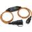 Bachmann 341.880, 3 m, 1 AC stikkontakt(er) Sort, Orange, 250 V, 16 A, 3600 W