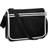 BagBase Retro Messenger Bag 2-pack - Black/White