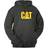 Cat Trademark Hooded Sweatshirt - Black