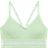 Under Armour Seamless Low Long Sports Bra - Aqua Foam/White