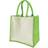 Westford Mill Printers Midi Jute Bag - Apple Green