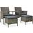 vidaXL 313593 Loungesæt, borde inkl. 1 sofaer