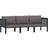 vidaXL 49400 Loungeset, Bord inkl. 3 Soffor