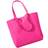 Westford Mill Organic Cotton Shopper Bag 2-pack - Fuchsia