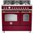 Bertazzoni Dual Fuel Range HER906MFEDVIT Red