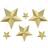 PartyDeco Papirsdekorationer Guld