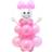 Folat hantverkskit Baby Girl 95 x 60 cm latexrosa
