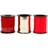 Creativ Company Curling Ribbon, W: 10 mm, gold, red, red glitter, 3x15 m/ 1 pack