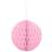 PartyDeco Lyserød Honeycomb, 10 cm