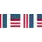 Vegaoo USA Party Bunting Flags 10m Plastic