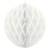 PartyDeco Honeycomb Hvid 30 cm