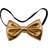 Folat Bow Tie Metallic Gold