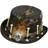 Widmann Voodoo tophat med knogler til voksne