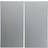 Berker Tangent dobbelt S./B. alu