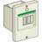 Schneider Electric Kasse GV2MP02 for indbygning IP55