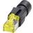 Phoenix Contact 1419001 VS-08-RJ45-10G/Q RJ45 Plug, straight Yellow, Black