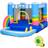 OutSunny Rainbow Bouncy Castle & Pool House Inflatable Trampoline