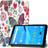 MTK Pattern Tri-fold Stand Cover Lenovo Tab M7 Butterflies White