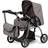 MaMaMeMo Dockvagn med babylift (Grå)