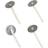 Creativ Company Waxed Candle Wicks L: 3,5 cm, thickness 2 mm, 100 pc/ 1 pack