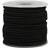 Creativ Company Elastic Beading Cord, thickness 2 mm, black, 25 m/ 1 roll