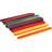 Creotime Wooden Craft Sticks Colored, 30pcs