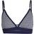 Icebreaker Women's Merino Siren Bra - Royal Navy/Snow Stripe