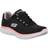 Skechers Flex Appeal 4.0 - Black Mesh/Coral/Lavender Trim