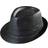 Widmann Sort Læderlook Fedora