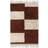 Ferm Living Mara Brown, Multicolour, Beige, White 80x120cm