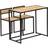 vidaXL 247583 3-pack Bordgruppe 45x90cm 3stk