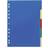 Durable Index with 5 Coloured Tabs