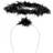 Boland 52869 Women's Headband Angel Light Black