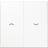 Jung 2x Cover Shutter switch White LS995PWW