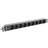 Lanberg PDU-09F-0300-BK Överspänningsskydd (kan monteras i rack) Växelström 220-250 V 4000 Watt 1-fas utgångskontakter: 9 1U 19" 3 m