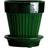Bergs Potter Simona Glazed Pot - Emerald Green Krukke