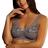 Anita Venecia Mastectomy Bra - Dusty Gray/Floral