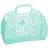 Sun Jellies Retro Basket, Large Mint Sun Jellies