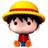 Plastoy One Piece Luffy Chibi money box figure 16cm
