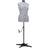 vidaXL Adjustable Dress Form Female Grey M Size 40-46 Grey