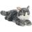 Aurora 31538, Flopsies Lily Cat, 12In, Soft Toy, Grey and White