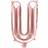 PartyDeco Folie ballong BOKSTAVER Rosaguld, 35 cm U