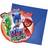 Procos taglia unica Super PJ Masks Invitations, Multi-Coloured, 5PR88635