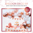 Globos Ballonbue Rosegold-hvid