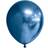 Krom Blå Ballon Metallisk