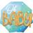 Amscan Oh Baby 3D Folieballon Blå