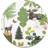 Arvidssons Textil Skogsliv Trivet 21cm