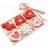 eStore Blandede Juletræsdekorationer, 24-pack Red
