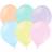 PartyDeco Latex Balloons Pastel 100-pack