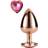 Dream Toys Guld Buttplug Med Kristall Liten